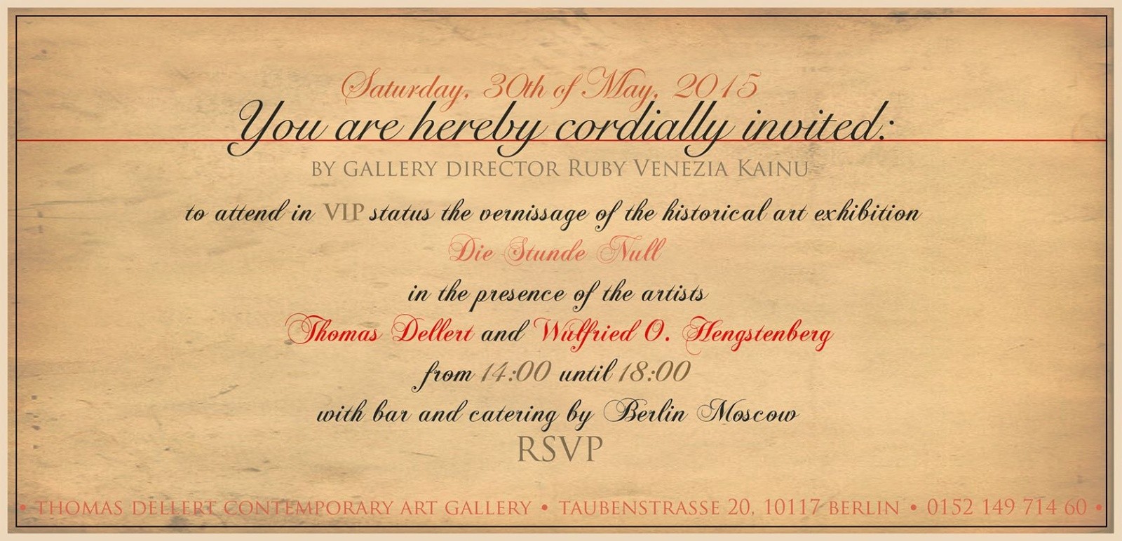 VIP INVITATION