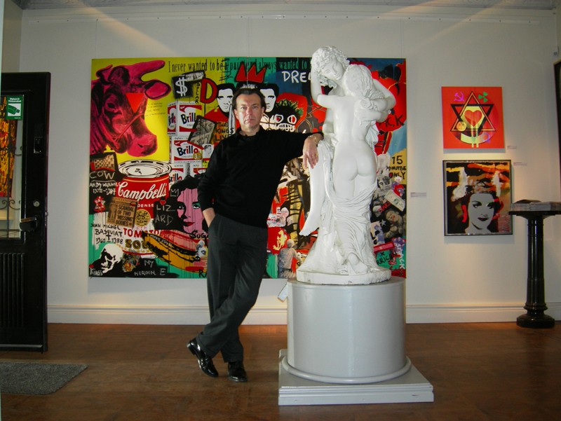 TD at the art exhibit in Gothenburg