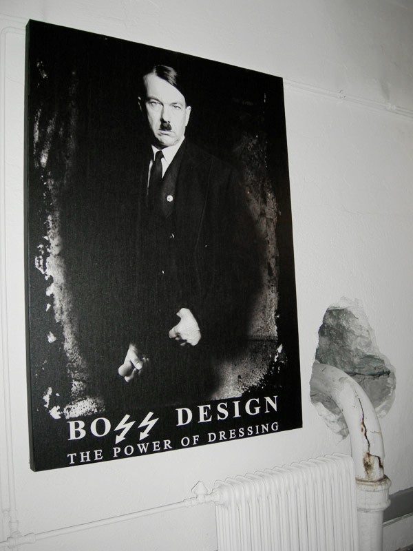 The DICK Traitor art work in Lisarte gallery Stockholm