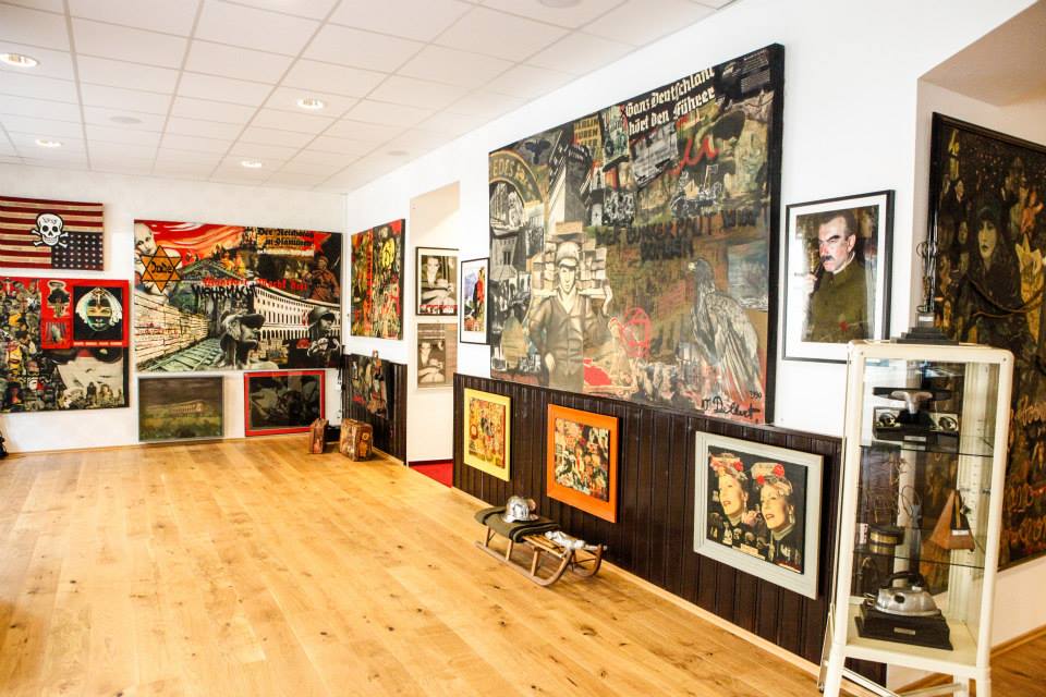 Installation in provocation art gallery Berlin  2015