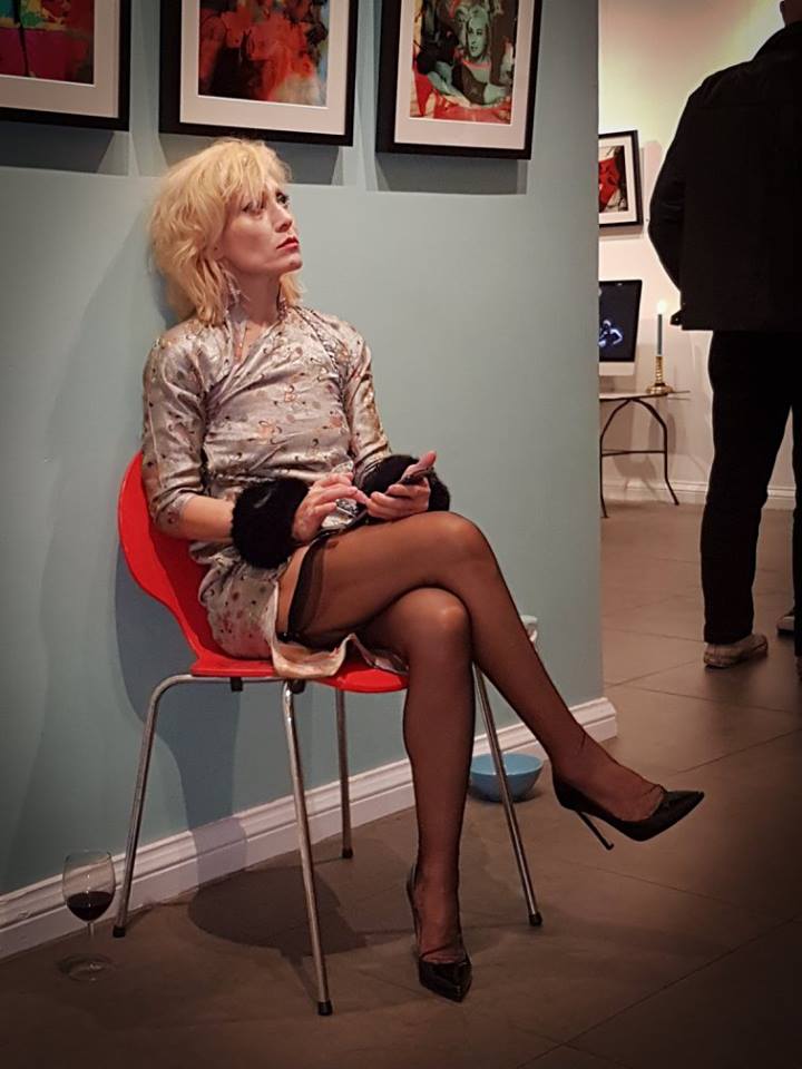 Vava Venezia at La Dolce Vita art exhibit Stockholm 2017