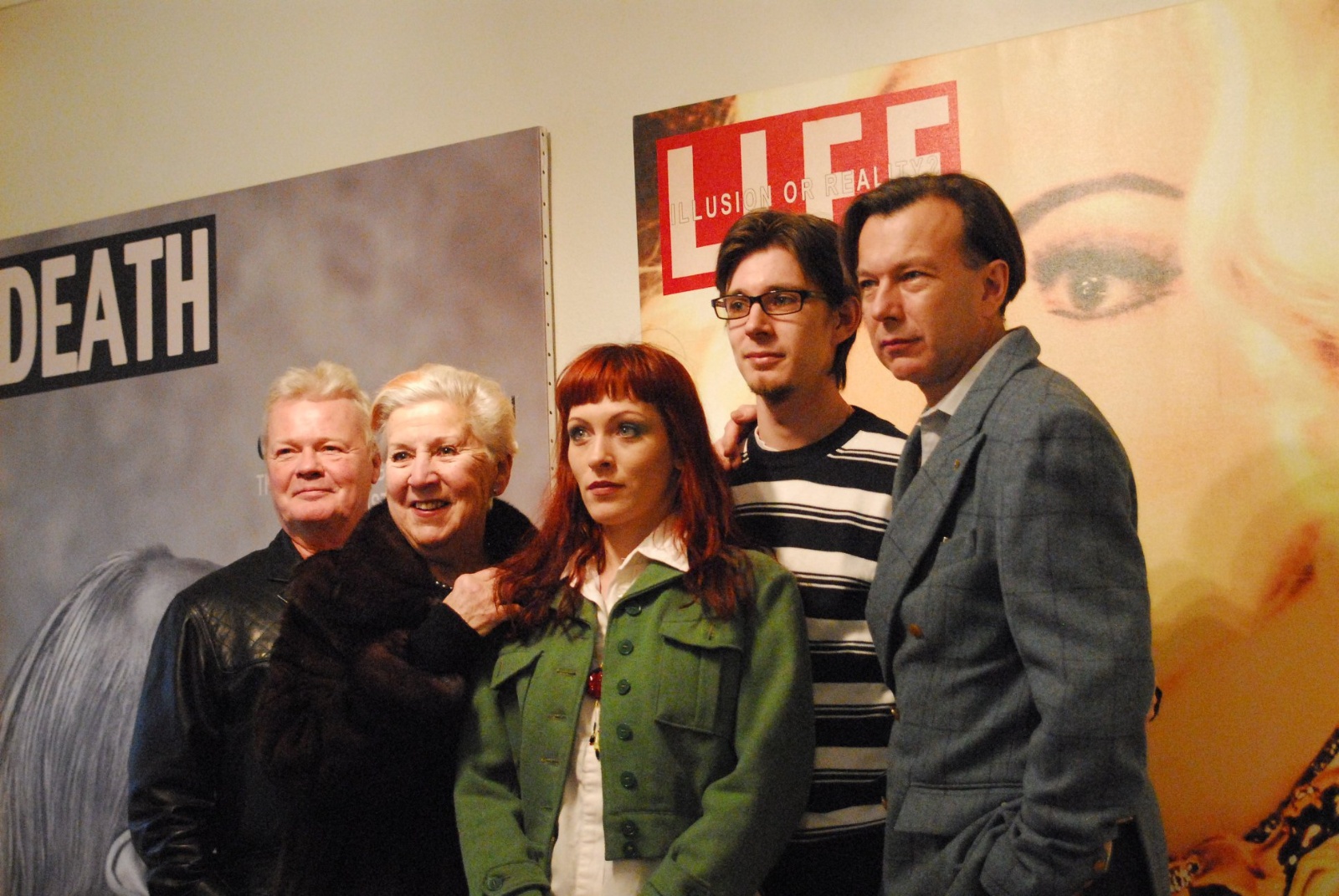 At the opening of the  300 works large art exhibit at the Museum of Photography Sweden