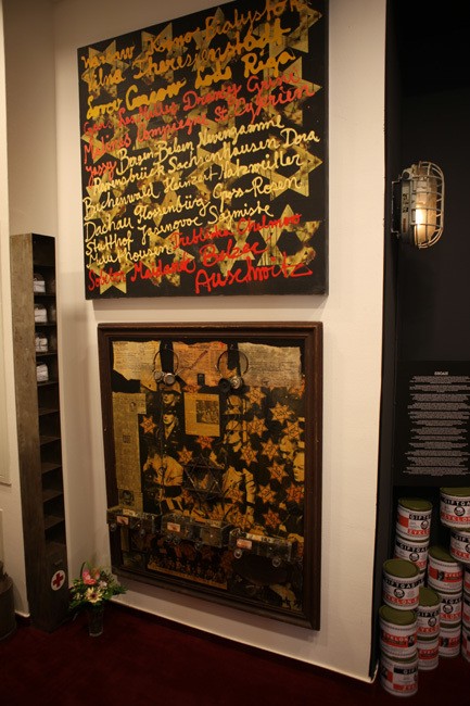 SHOAH ART   In the Stunde Null Art exhibit in provocation art Gallery Berlin 2015