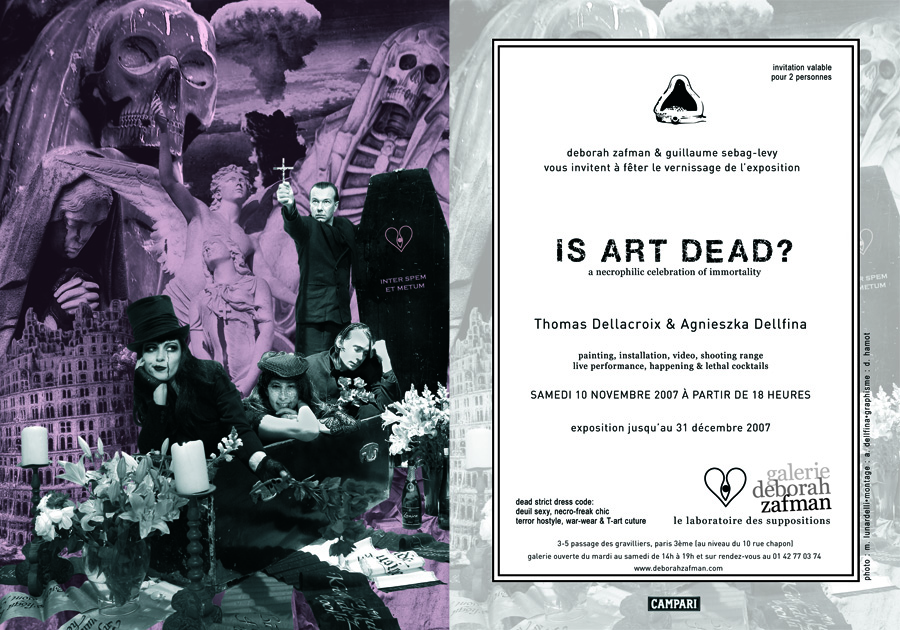 2007.11 Is art dead? Deborah Zaffman, Paris